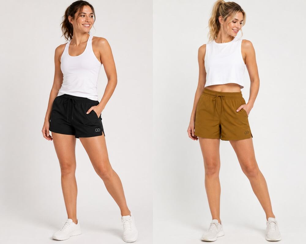 NWT CALIA Women’s XXL Athletic Shorts Bundle 2 Pair Black & Brown Swift Perf